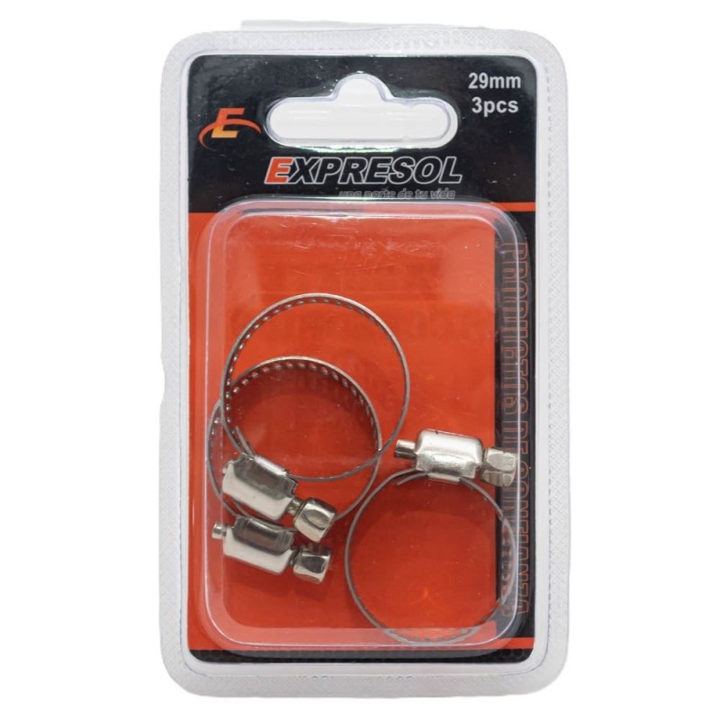 Paquete de precinto metalico 2.9cm 3pc EXPRESOL