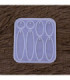 Molde de silicona dijes 8 diseños 77x70mm