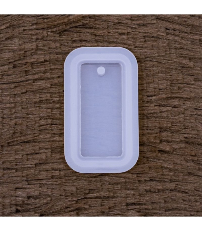 Molde de silicona dije rectangular 63x37x5mm