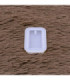 Molde de silicona dije rectangular 63x37x5mm