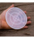 Molde de silicona posavasos circular con brillo 11