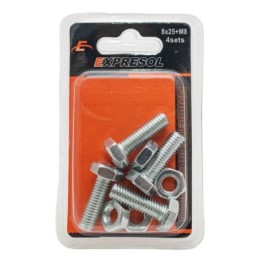 Paquete de bulon y tuerca 8x25 EXPRESOL