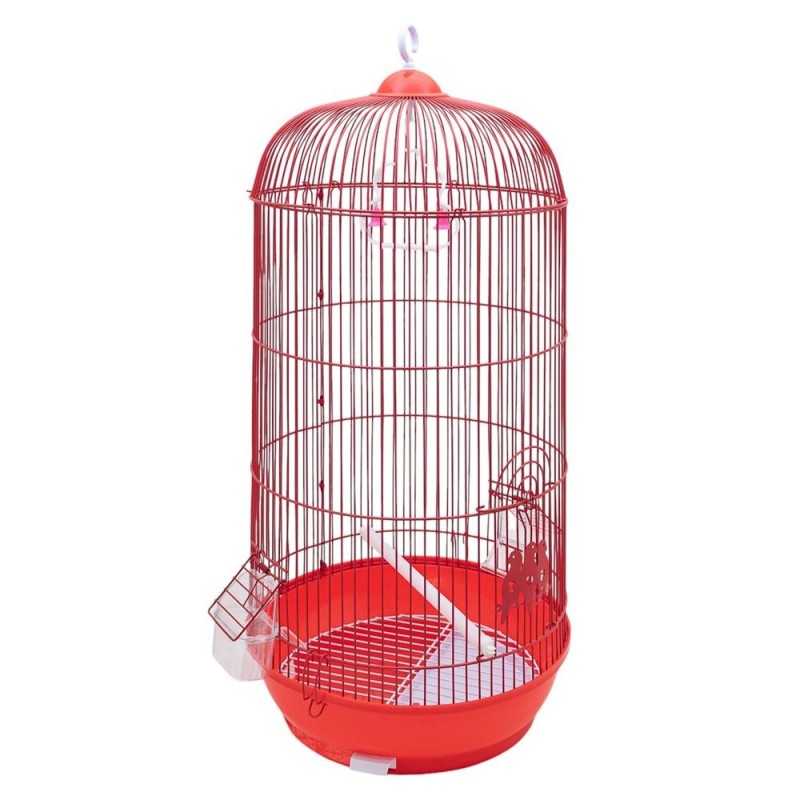 Jaula de metal para aves 60x30cm