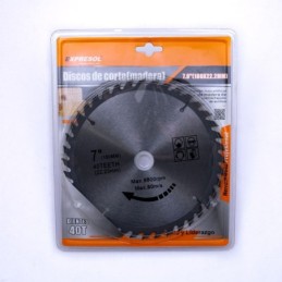Disco de corte para madera 180x22.2mm EXPRESOL