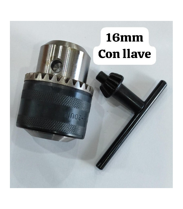 Mandril para taladro con llave 16mm-1/2