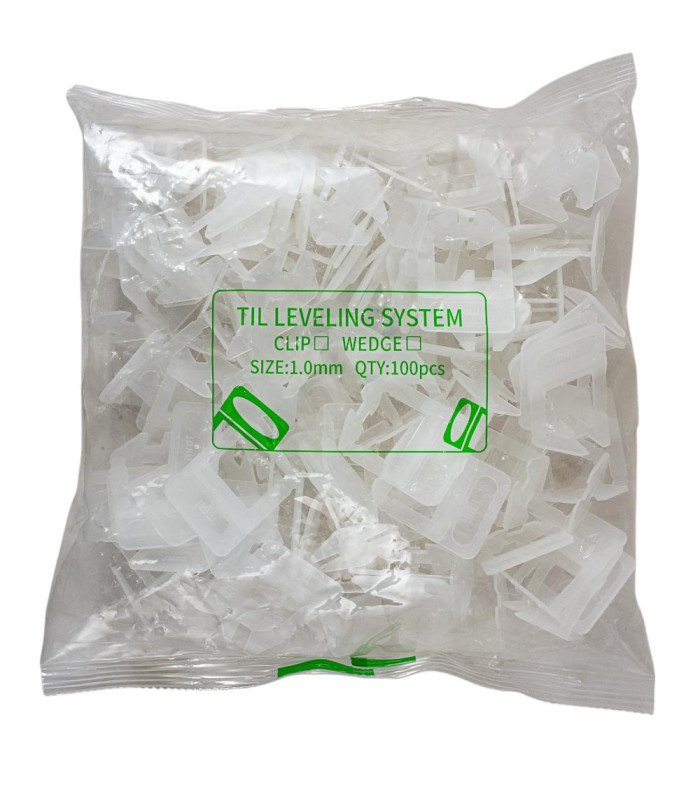 Nivel para piso arco 1mm 100pc