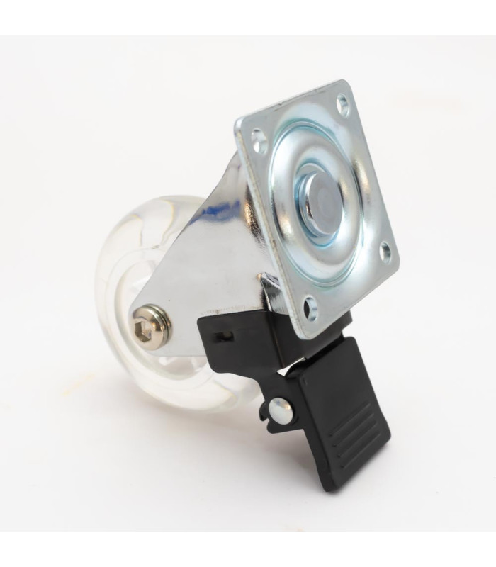 RUEDA GIRATORIO CON FRENO 62MM 30KG