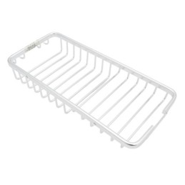Estante inoxidable para baño 17x12cm