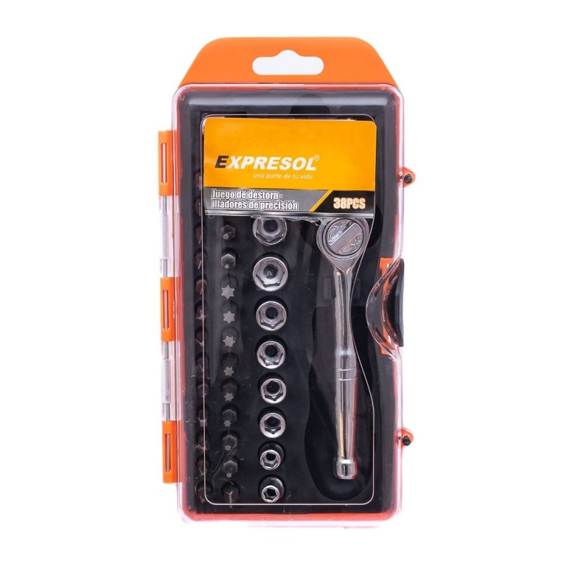 Juego de llave tubo 38pc EXPRESOL