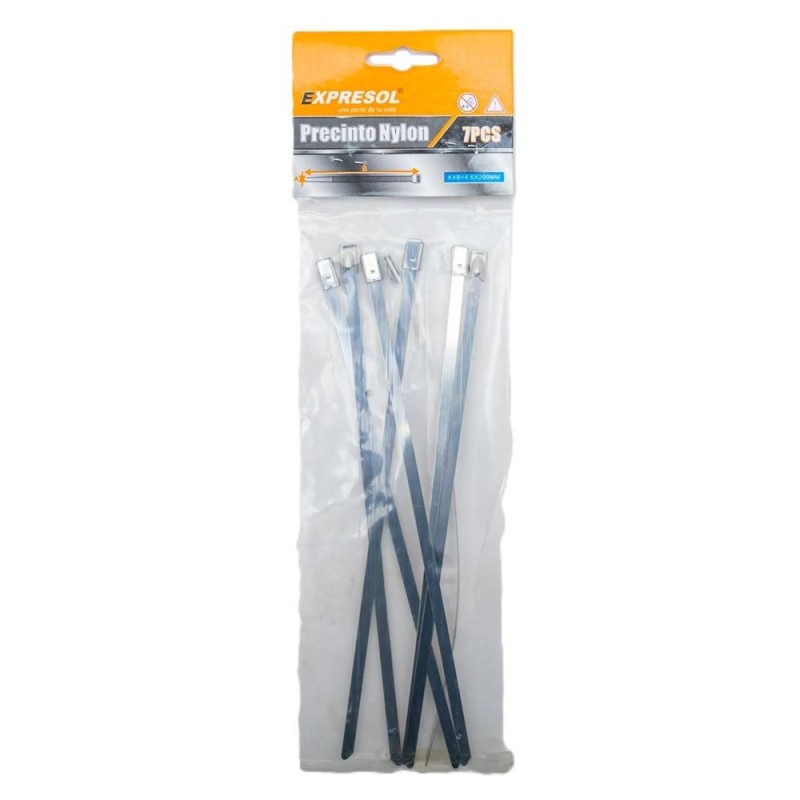 Precinto de metal 4.6x200mm 7pc EXPRESOL
