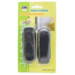 Tope traba plastica para puerta 2pc