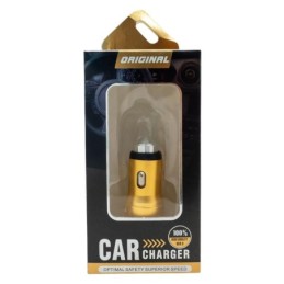 CARGADOR P/AUTO C/2ENTRADA