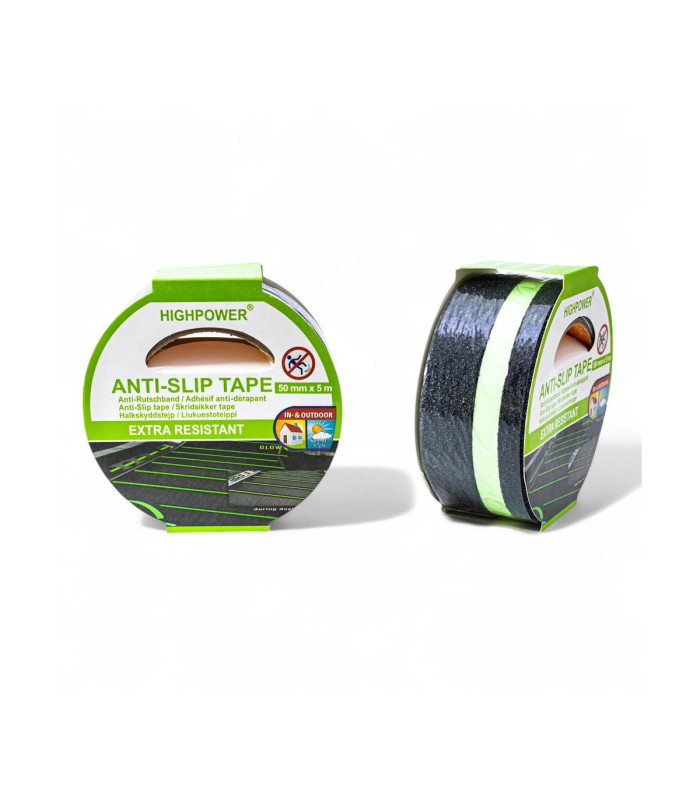 Cinta antideslizante con reflectivo 5mt