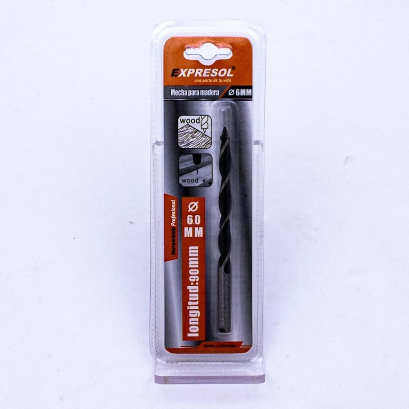 Mecha para madera 6mm 1pc EXPRESOL