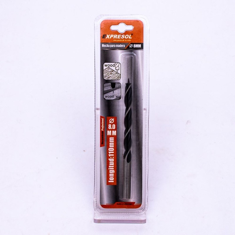Mecha para madera 8mm 1pc EXPRESOL
