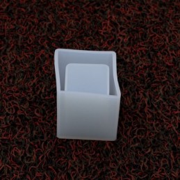 Molde de silicona pote cuadrado 6x5cm