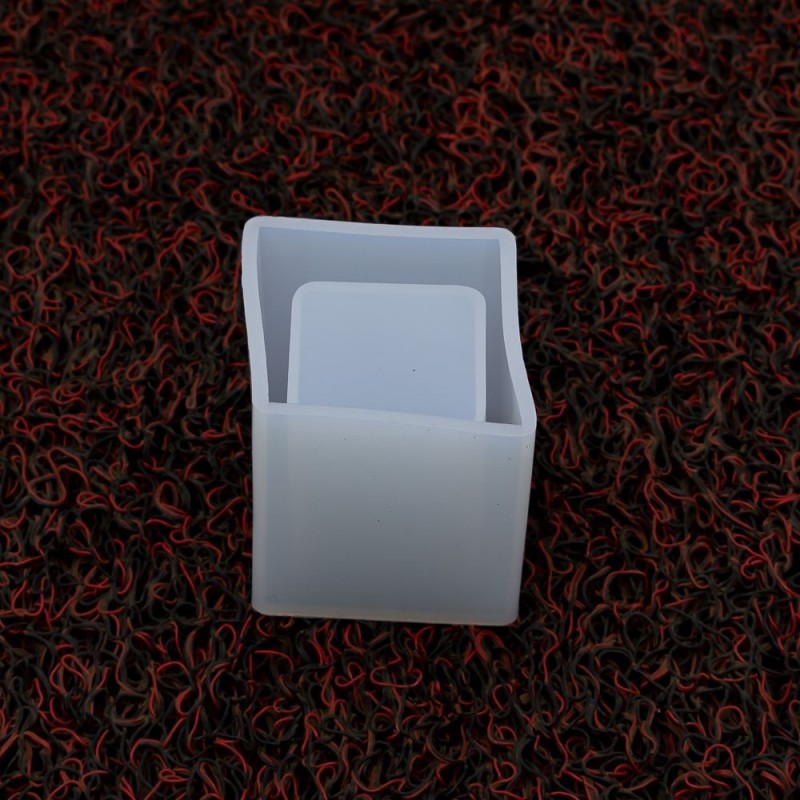 Molde de silicona pote cuadrado 6x5cm