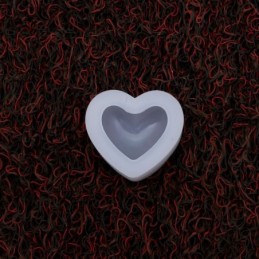 Molde de silicona corazon 40x50mm