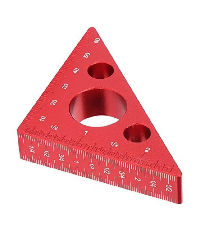 ESCUADRA TRIANG ALUMINIO 140mm / 5.5pulg