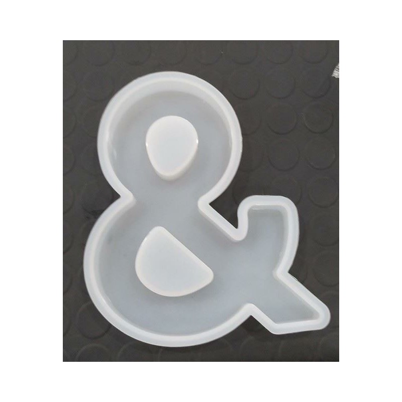 Molde de silicona letra & 175x125x20mm