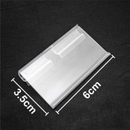 Porta precio plastico 61x42mm