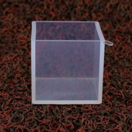 Molde de silicona cubo transparente 75x75mm