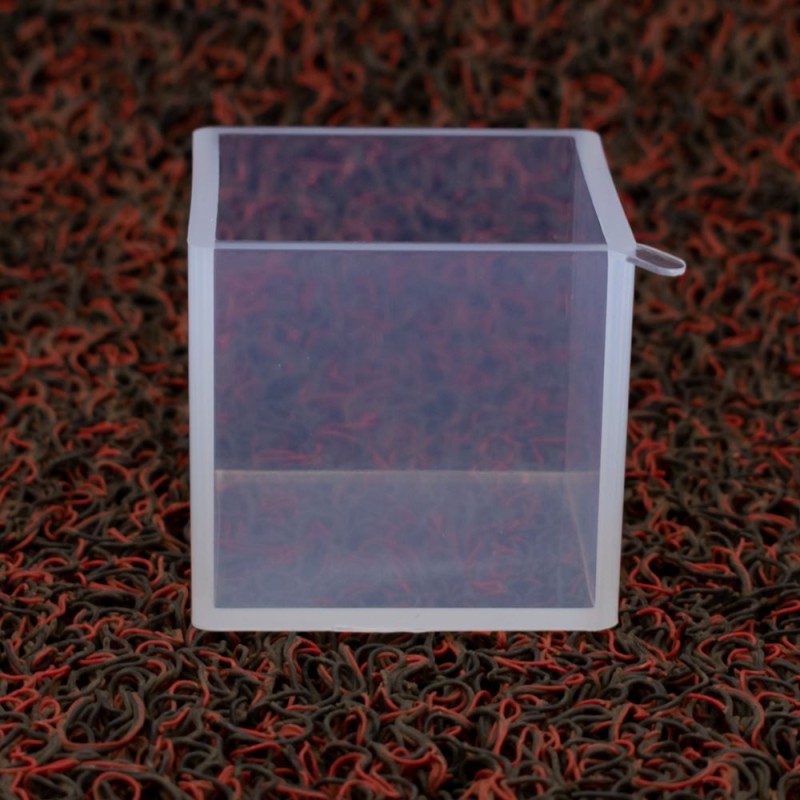 Molde de silicona cubo transparente 75x75mm