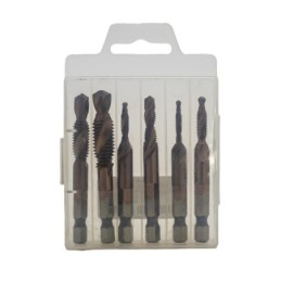 Set de mecha con tarraja 6pc