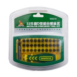 Set de destornillador de precision 32pc WYNNS