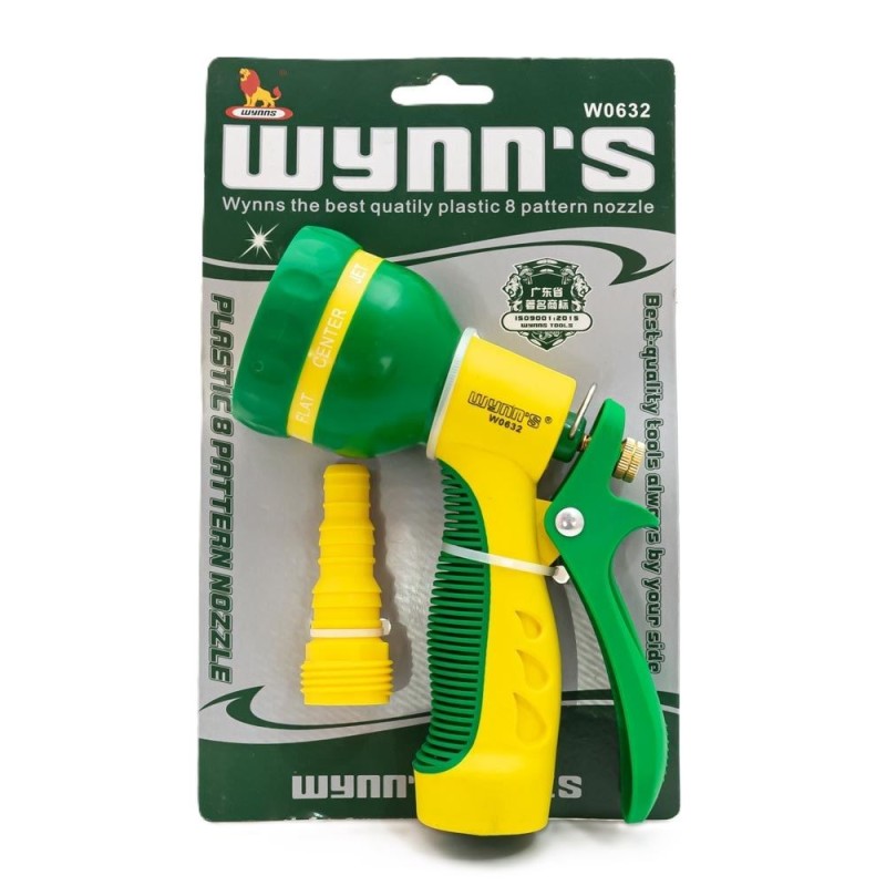 Pistola de riego plastico multifuncion WYNNS