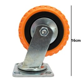 Rueda naranja giratoria 5  WYNNS