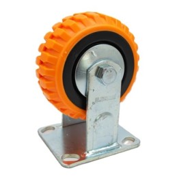 Rueda naranja fijo 5  WYNNS