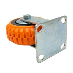 Rueda naranja fijo 5  WYNNS