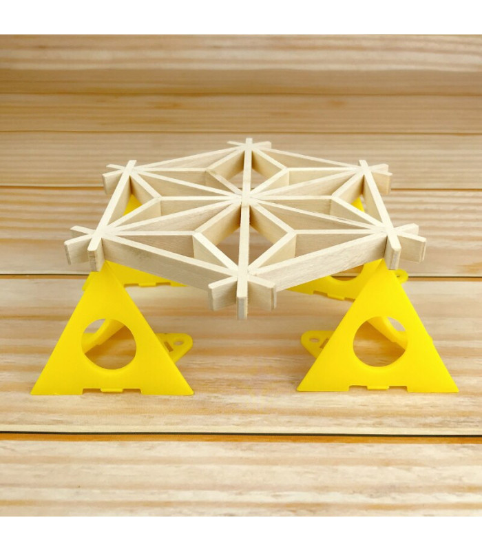 Cono de soporte 1pc amarillo