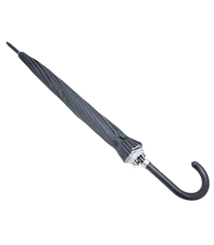 Paragua de 16 varillas mango curvo