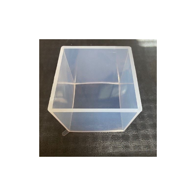 Molde de silicona cubo transparente 100x100mm