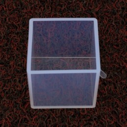 Molde de silicona cubo transparente 100x100mm