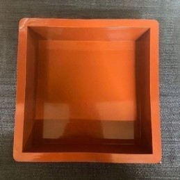 Molde de silicona cuadrado 15x15x5cm