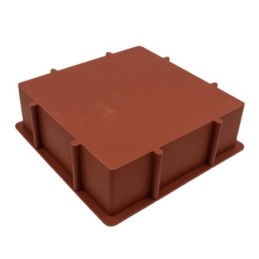 Molde de silicona cuadrado 15x15x5cm