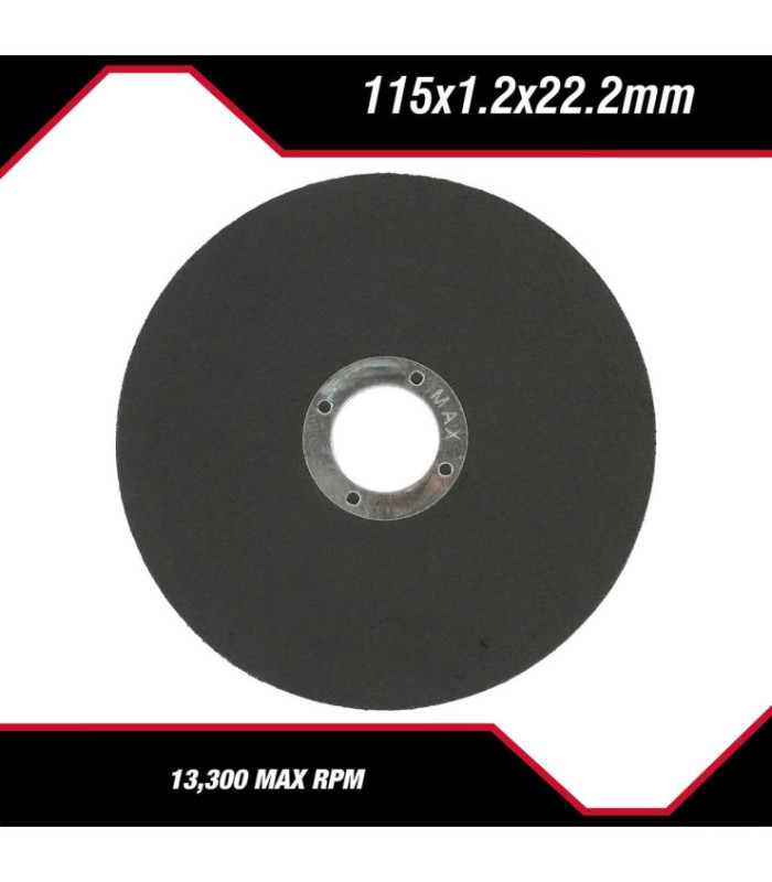 Disco de corte para metal 115x1.2x22.2mm 1pc