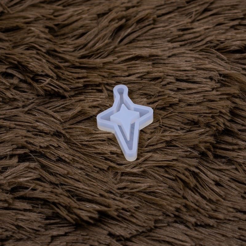 Molde de silicona estrella 4cm