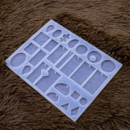 Molde de silicona colgantes y formas 210x160mm