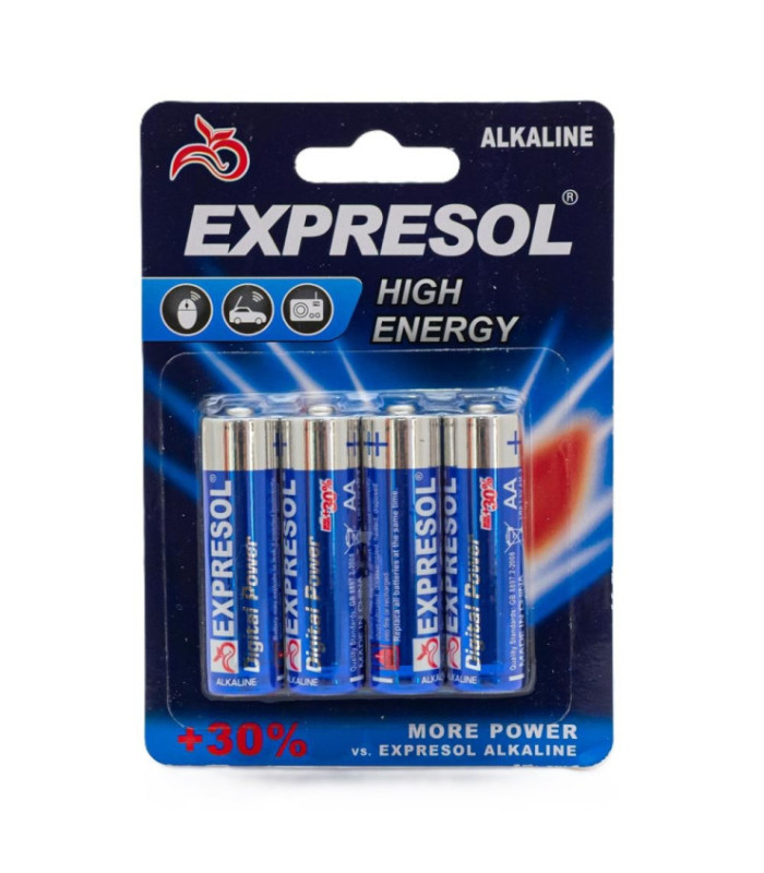 Pila 2A alcaline 4pc EXPRESOL
