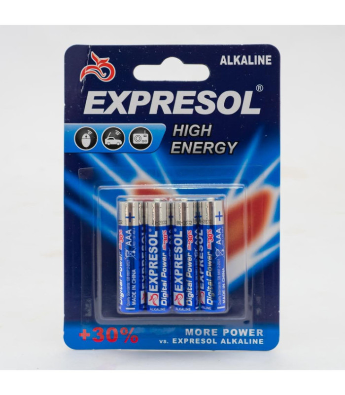 Pila 3A alcaline 4pc EXPRESOL