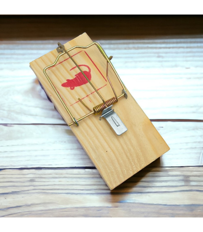 Trampa de madera para raton