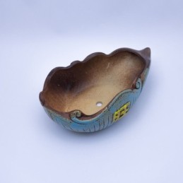 Maceta diseño de olas 32x15x10cm