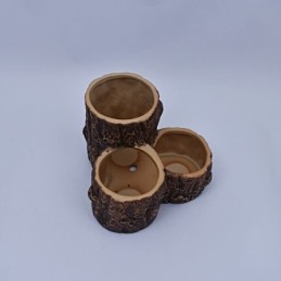 MACETA 3TRONCOS 13x18CM