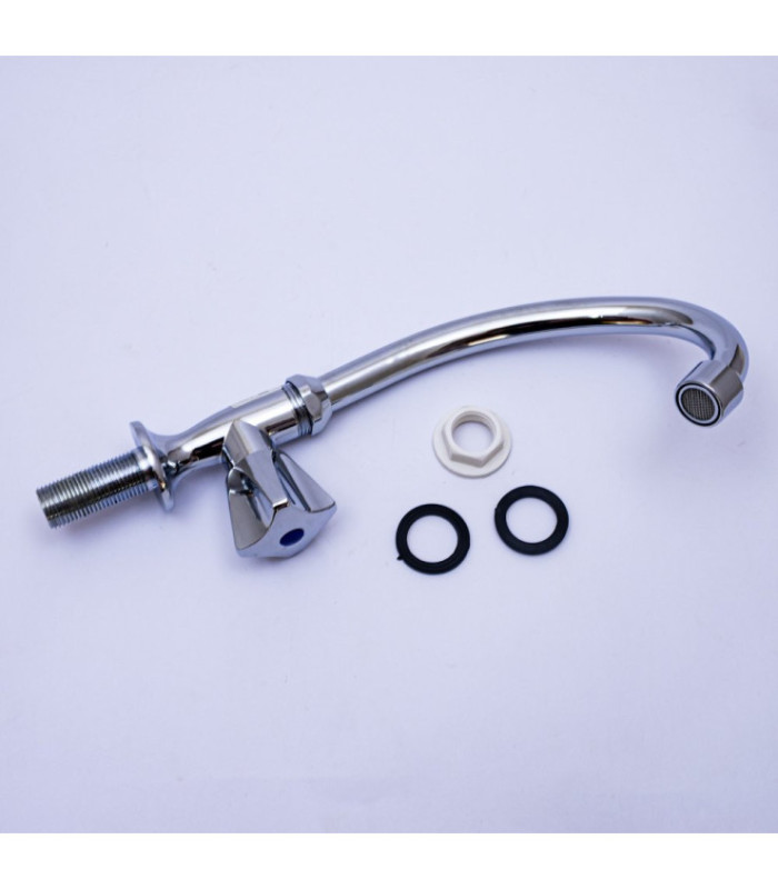 Canilla de metal pico movible para mesada