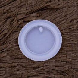 Molde de silicona dije circular 50mm