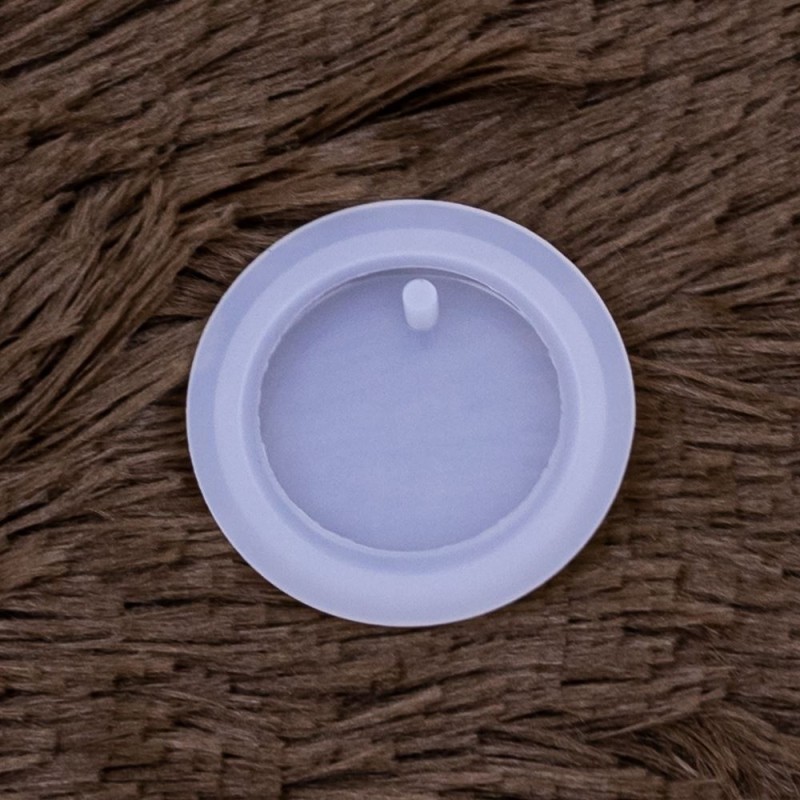 Molde de silicona dije circular 50mm